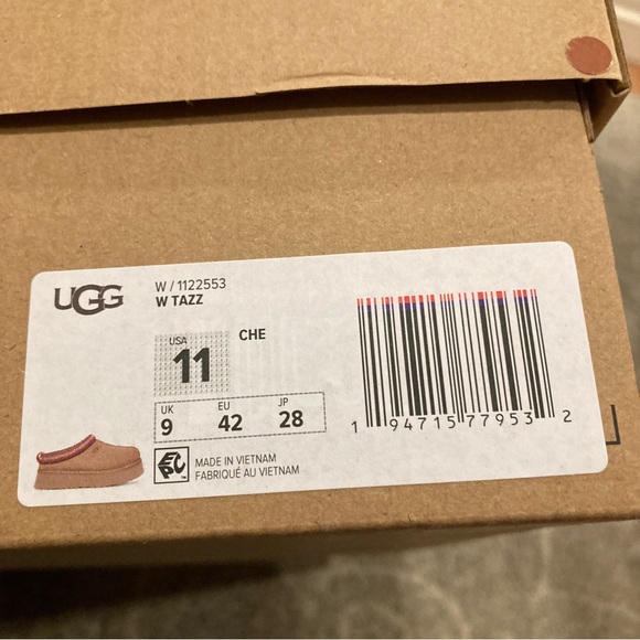 UGG Tazz Platform Slippers Chestnut 1122553 - Picture 12 of 13